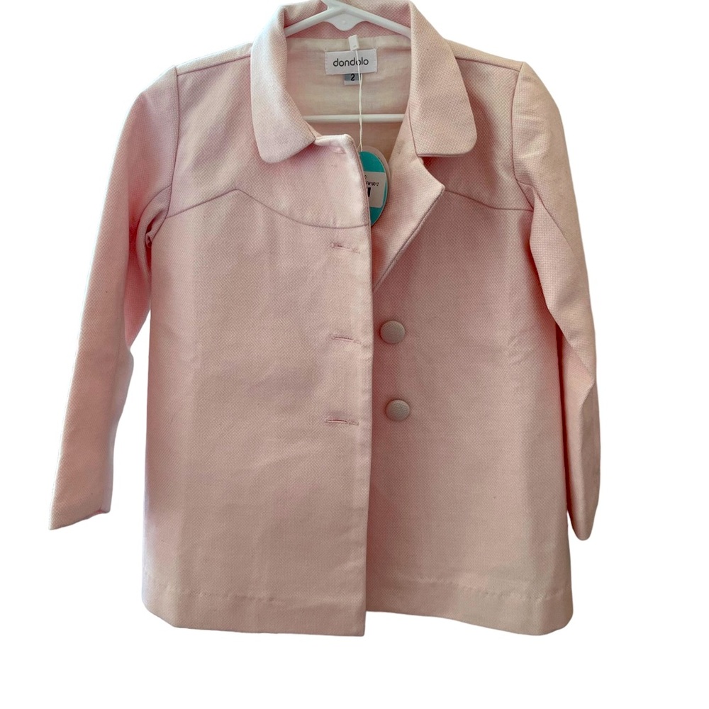 Dondolo Size 2 Pink Hadley Coat NWT